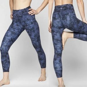 Athleta Tie Dye Powervita Salutation Leggings S
